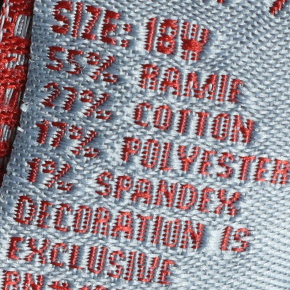 COS Deep Blue Wash Embellished Jeans Women's Size Plus18W - Picture 11 of 14